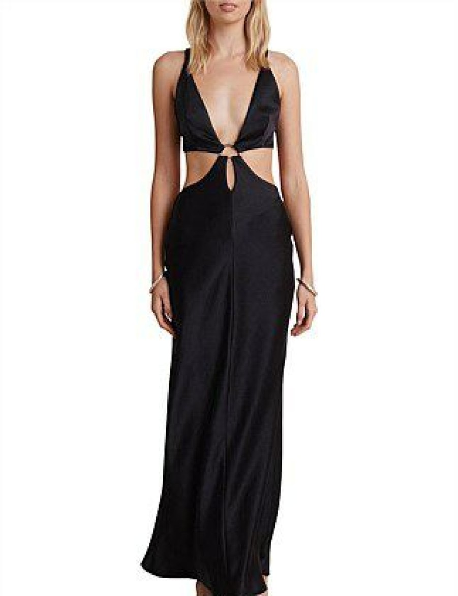 Bikini * | Felix V Maxi Dress Discount Black