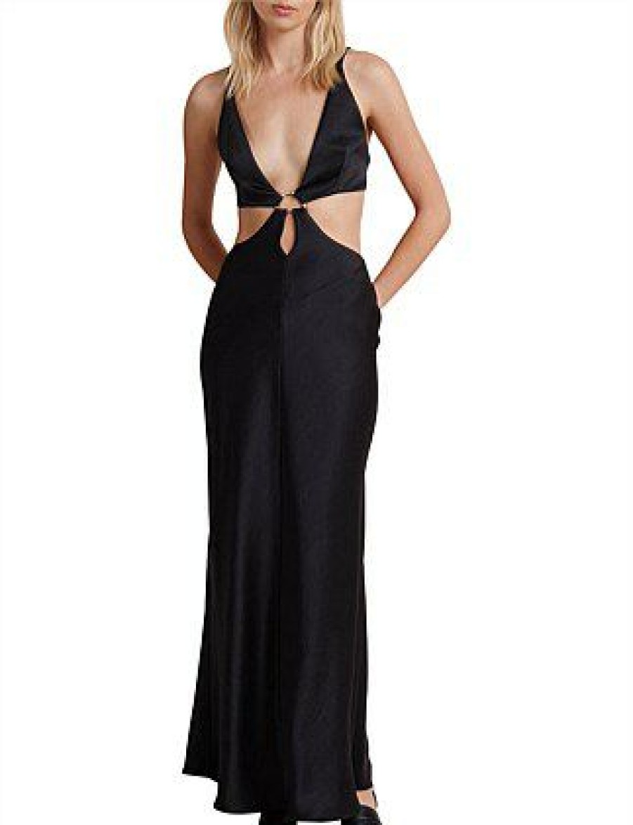 Bikini * | Felix V Maxi Dress Discount Black