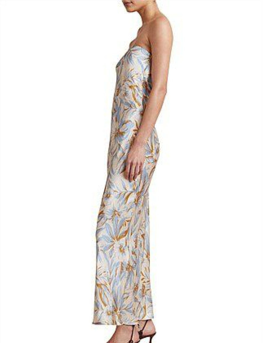 Bikini * | Stella Strapless Dress Discount Print