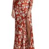 Bikini * | Blossom Maxi Skirt Promotion Rust Print