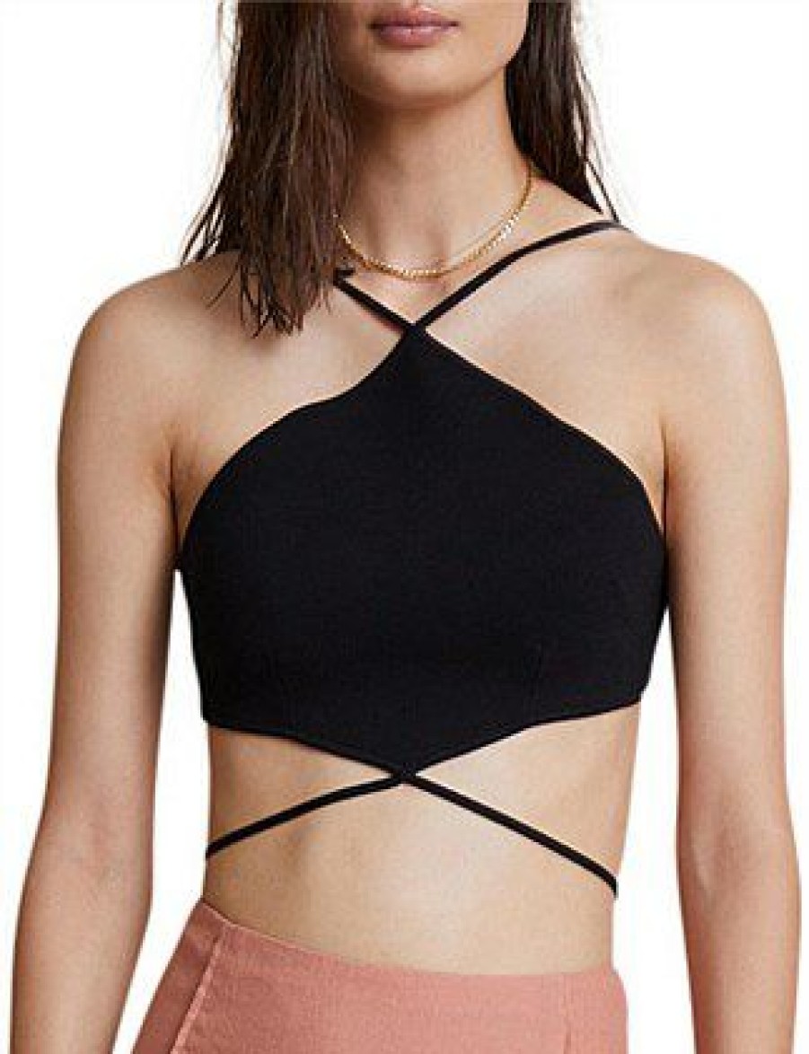 Bikini * | Envie Top Sale Black