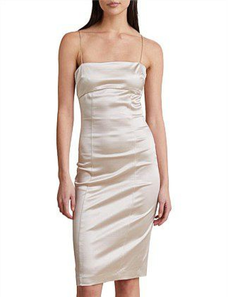 Bikini * | Heather Midi Dress Promotion Champagne