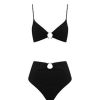 Bikini * | Aluna High Bikini Bottom Discount Black