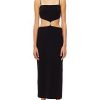 Bikini * | Alba Cut Out Midi Dress Sale Black