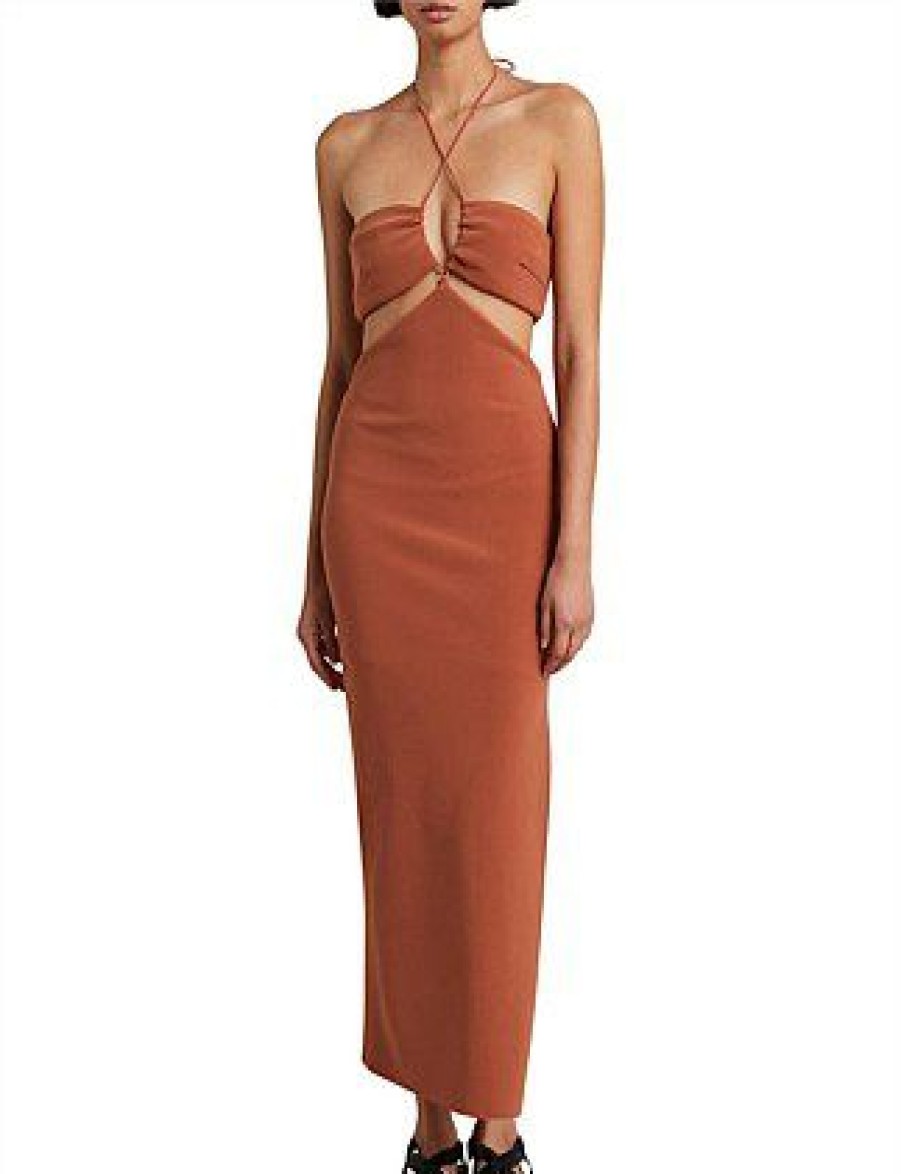 Bikini * | Alba Dress Discount Terracotta