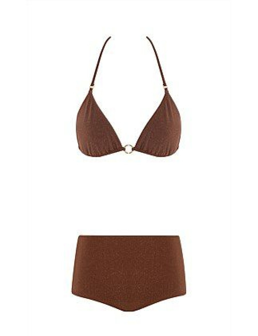 Bikini * | Jaffa Boy Leg Bikini Bottom Promotion Chocolate