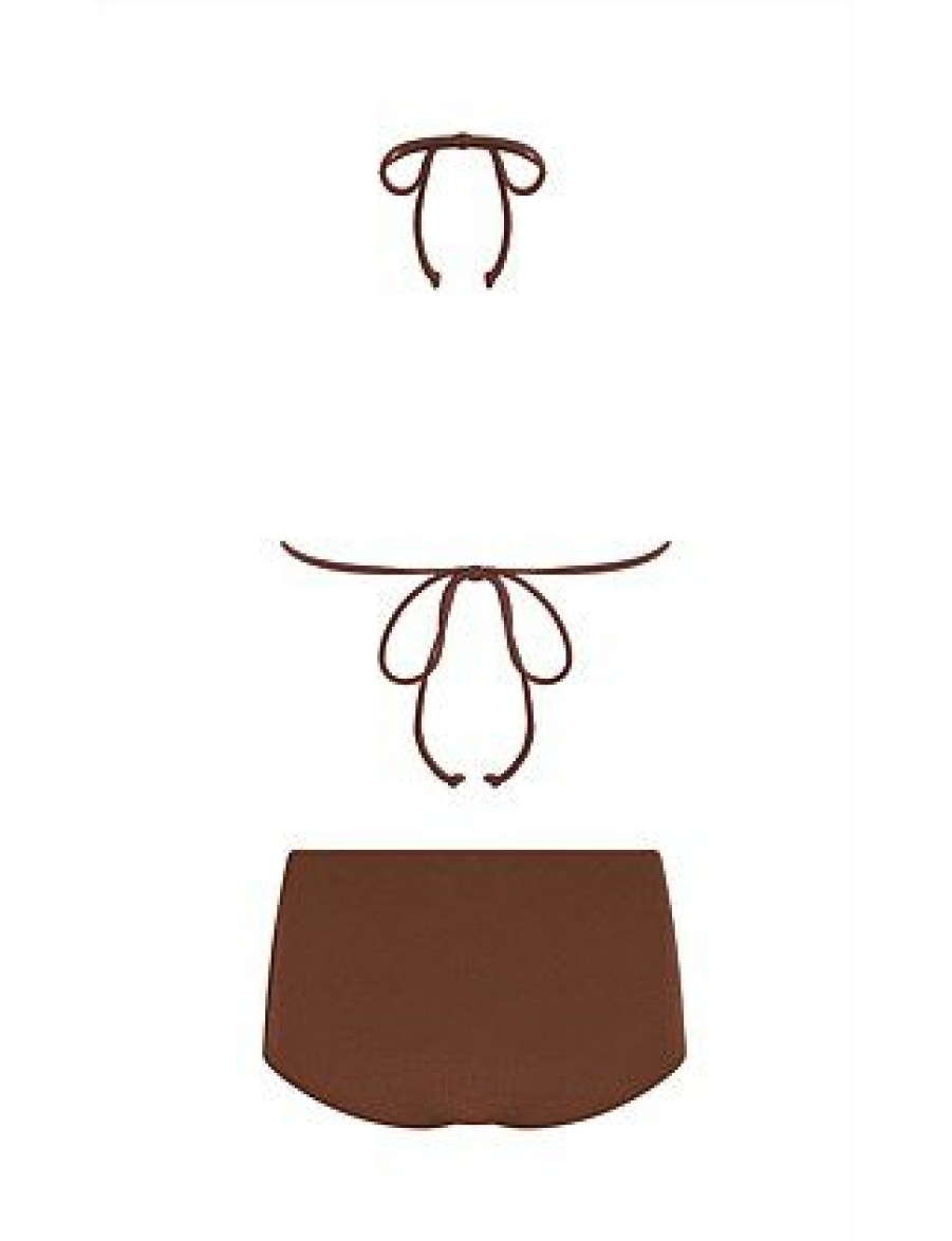 Bikini * | Jaffa Boy Leg Bikini Bottom Promotion Chocolate