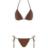 Bikini * | Jaffa Tie Ring Bikini Bottom Discount Chocolate