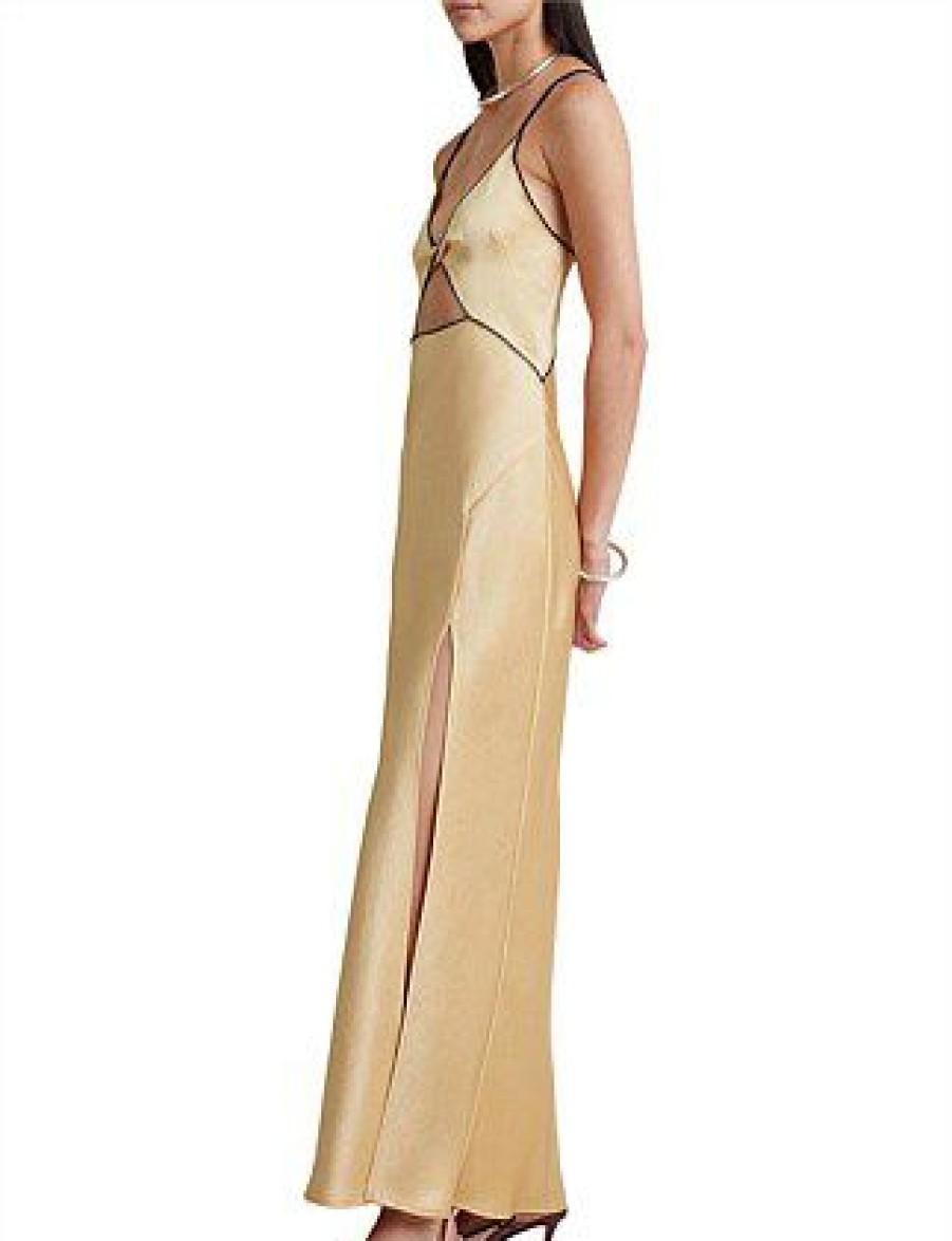 Bikini * | Hazel Maxi Dress Sale Wheat