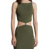 Bikini * | Mason Knit Mini Dress Discount Olive