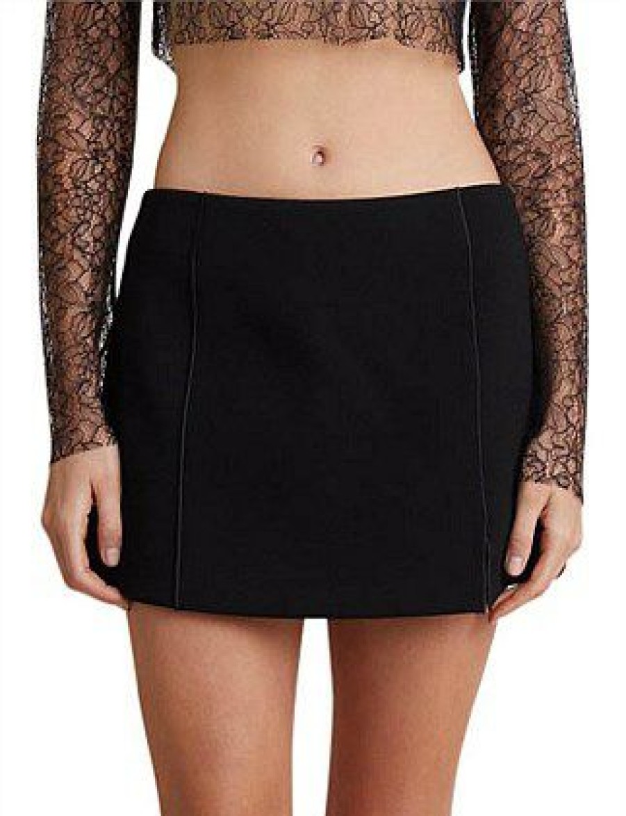 Bikini * | Deon Mini Split Skirt Promotion Black