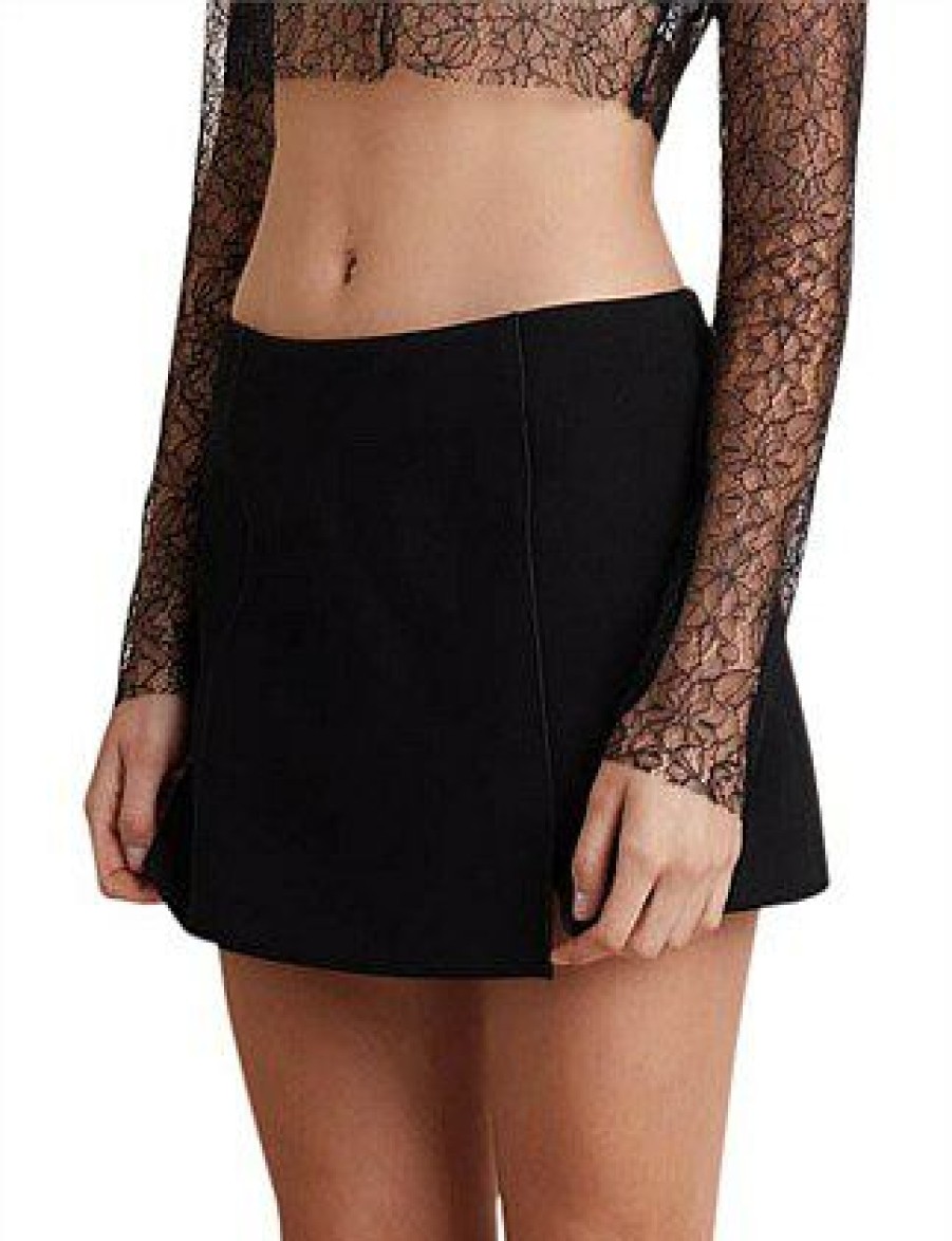 Bikini * | Deon Mini Split Skirt Promotion Black