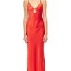 Bikini * | Kara Keyhole Maxi Dress Sale Blood Orange