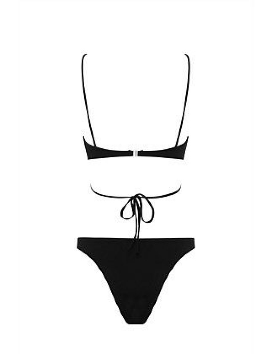 Bikini * | Aluna Bikini Bottom Promotion Black