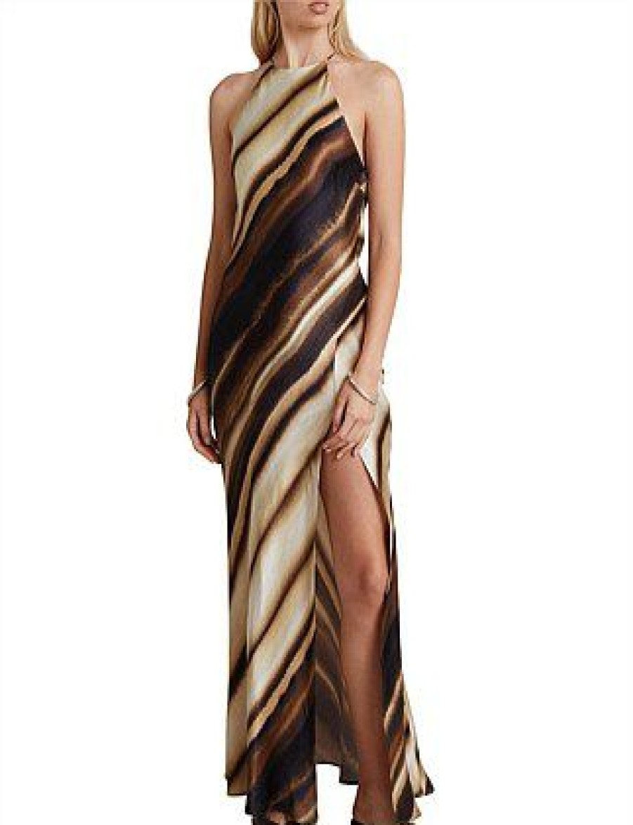 Bikini * | Watercolour Maxi Dress Discount Print