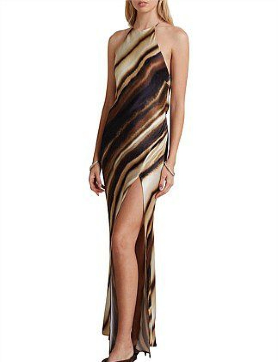 Bikini * | Watercolour Maxi Dress Discount Print