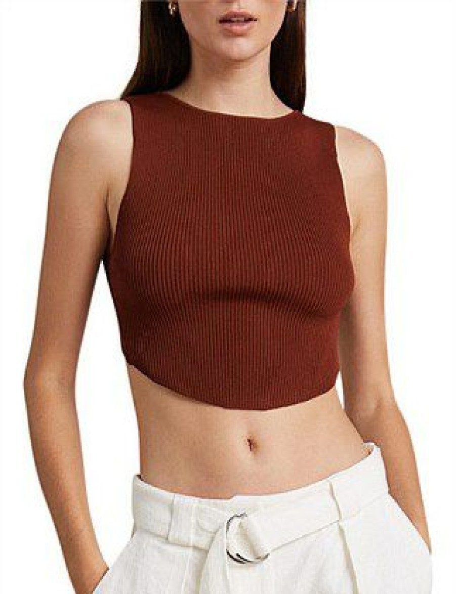 Bikini * | Mason Knit Top Discount Oak