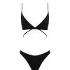 Bikini * | Aluna Twist Bikini Top Discount Black